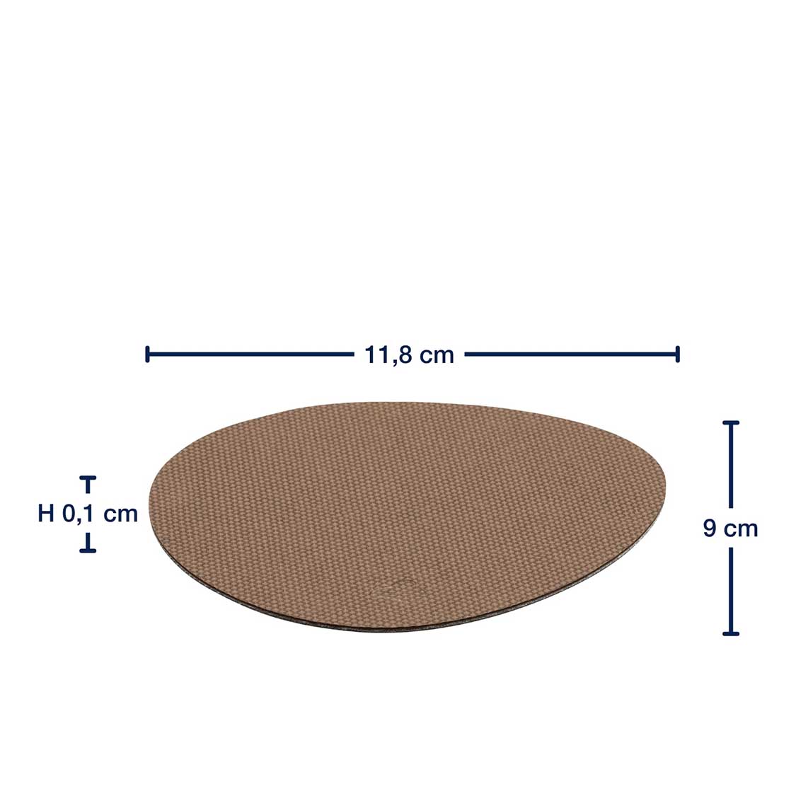 Untersetzer GOCCE braun/beige  4er-Set