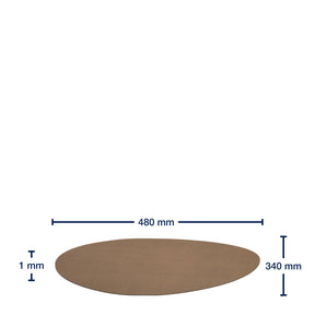 Platzset GOCCE 34 x 48 cm braun/beige