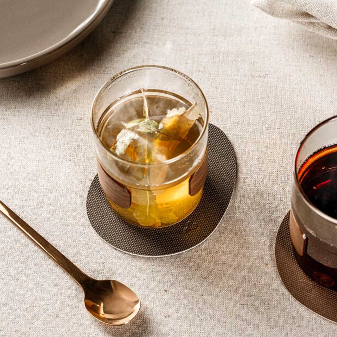 Untersetzer GOCCE grau  4er-Set