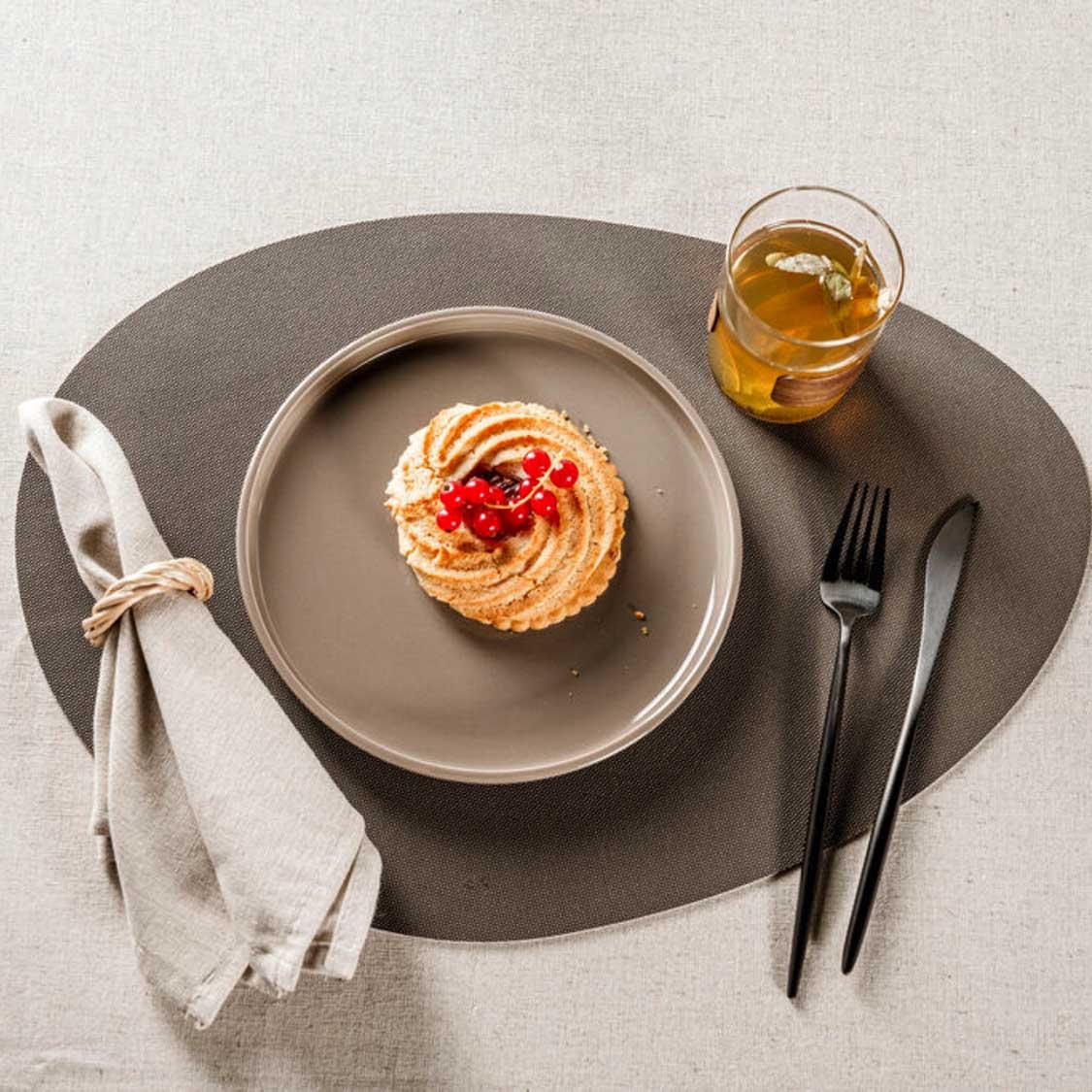 Platzset GOCCE 34 x 48 cm grau