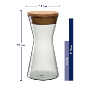 Dose FORMA X 22 cm grau