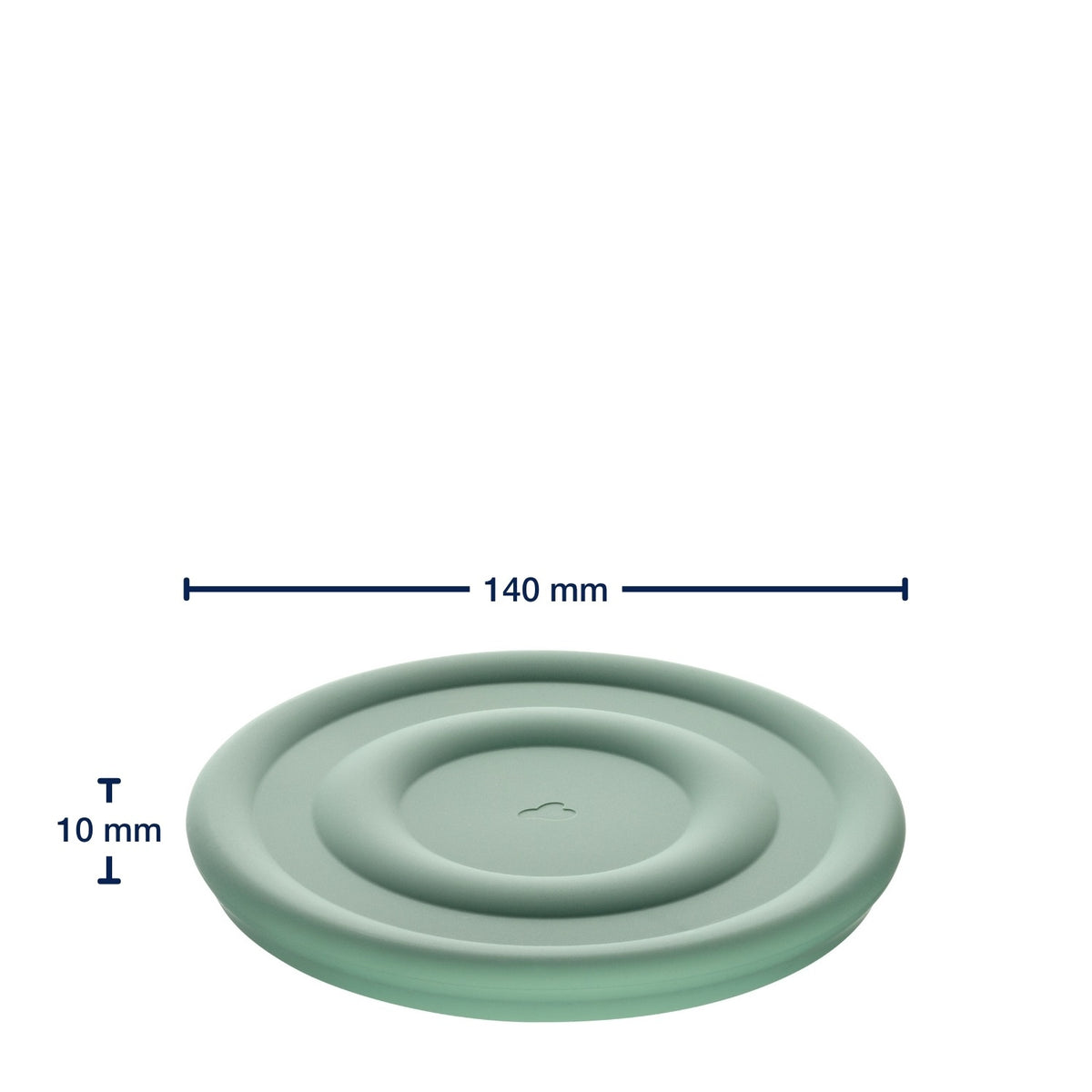 Massangaben zu Silikondeckel CUCINA 14 cm salbei