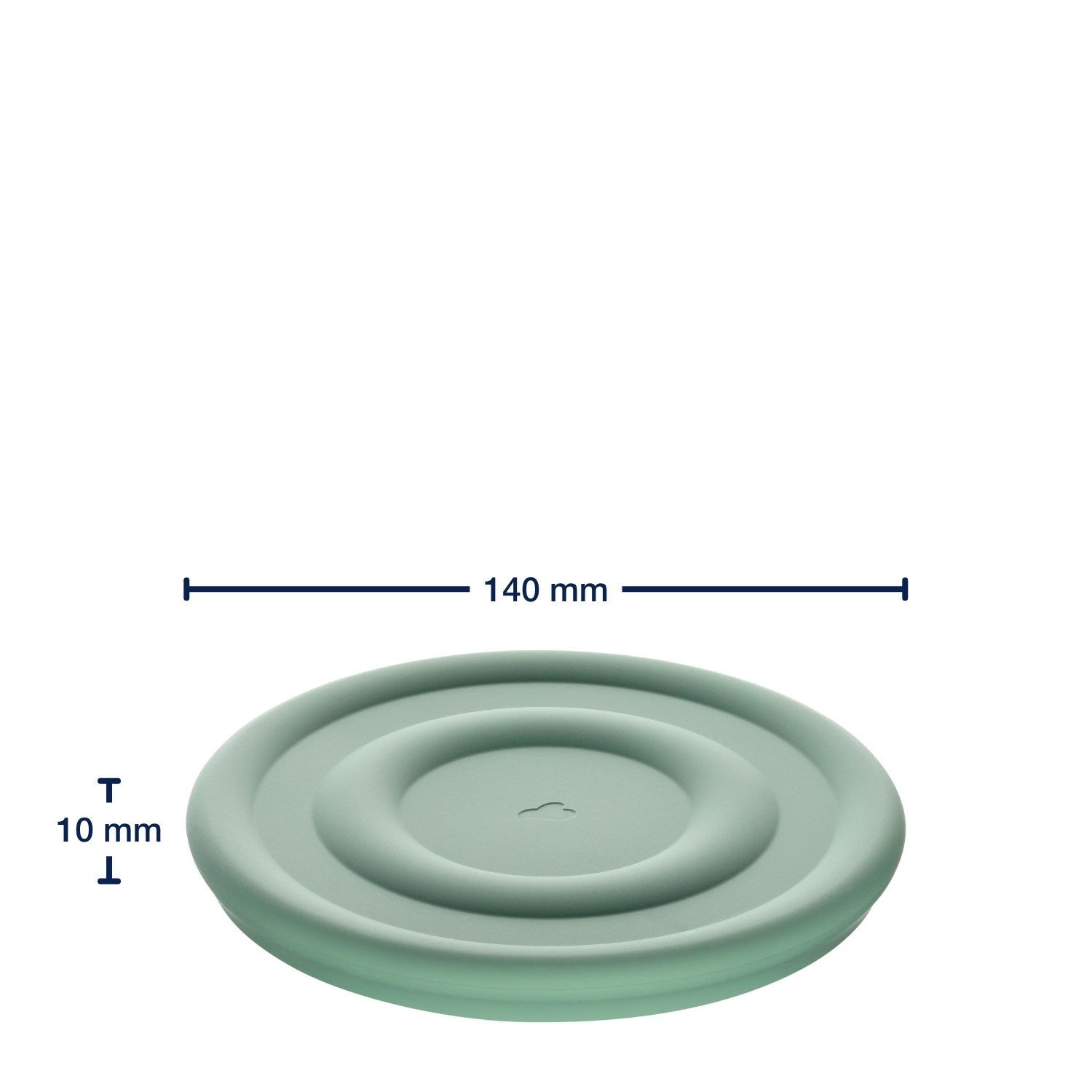 Silikondeckel CUCINA 14 cm salbei