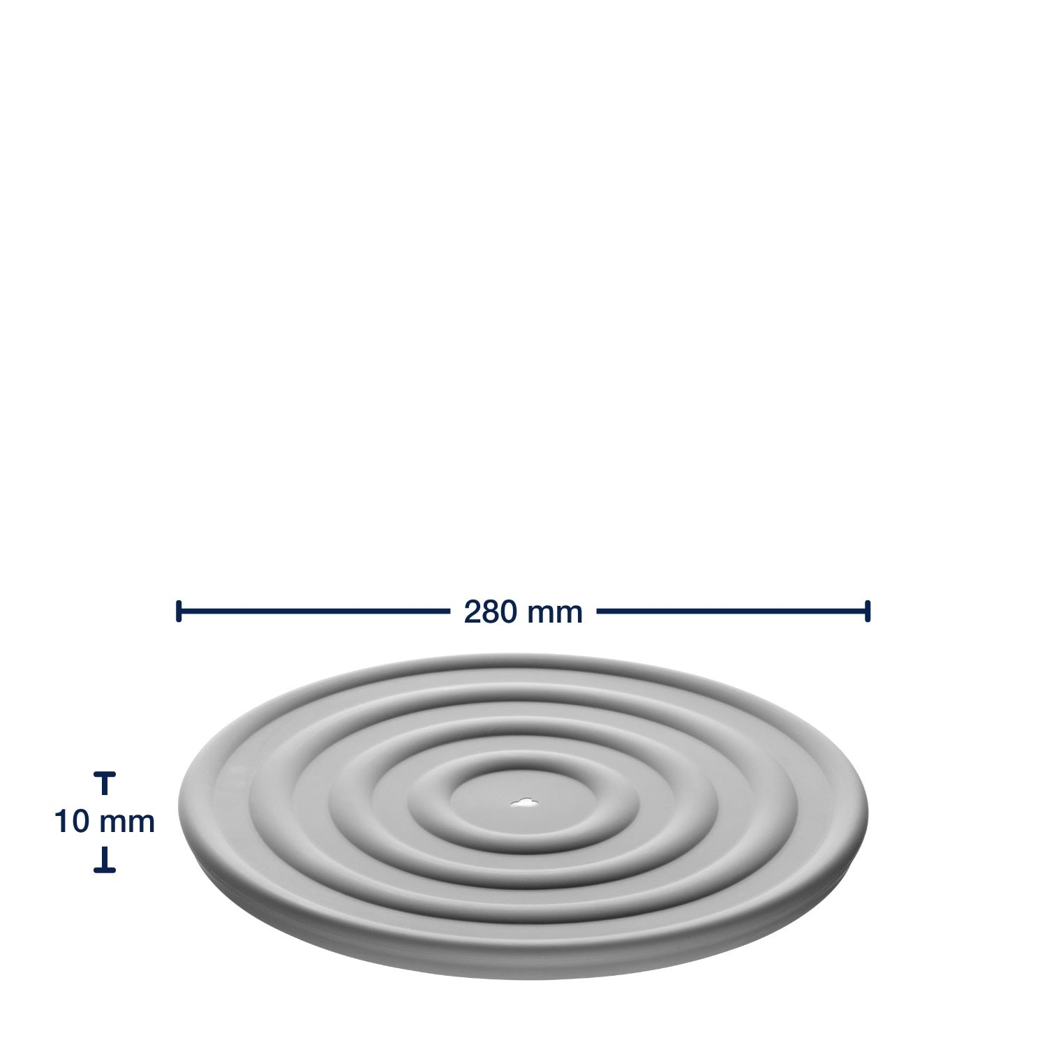 Silikondeckel CUCINA 28 cm grau