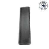 Vase TURNO 34 cm grau satiniert