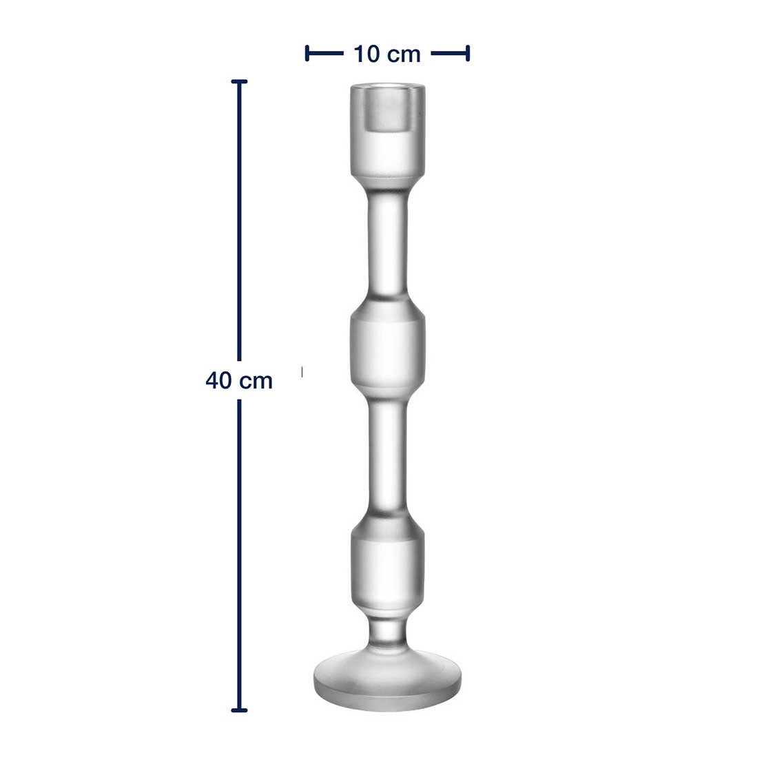 Leuchter RIALTO 40 cm satiniert