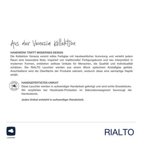Leuchter RIALTO 40 cm satiniert