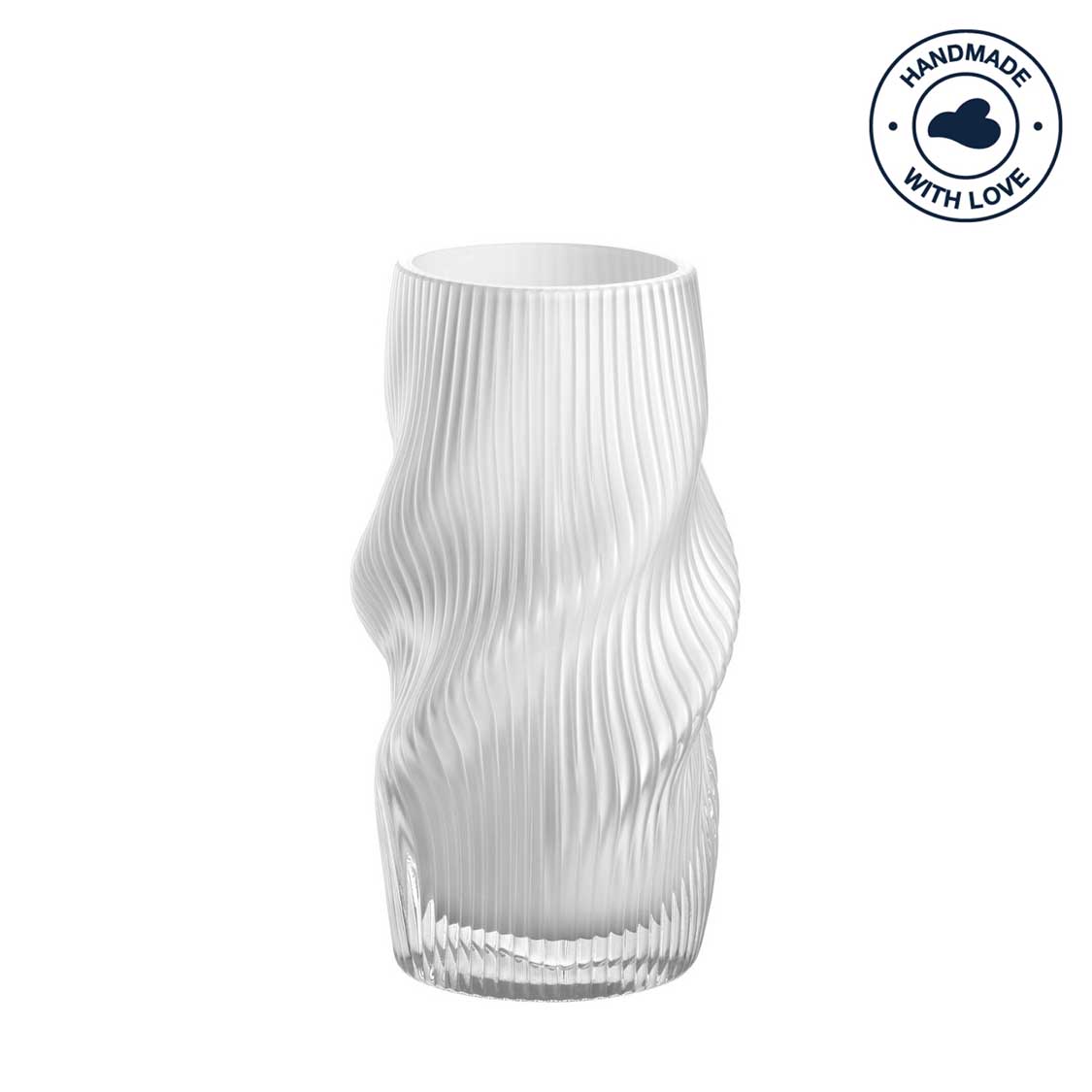 Vase VERDI 19 cm weiß
