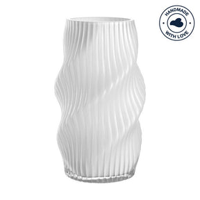Vase VERDI 30 cm weiß