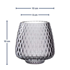 Tischlicht GIULIA 10 cm grau