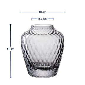 Vase GIULIA 11 cm grau