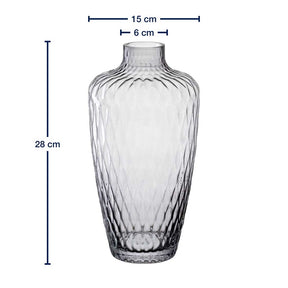Vase GIULIA 28 cm grau