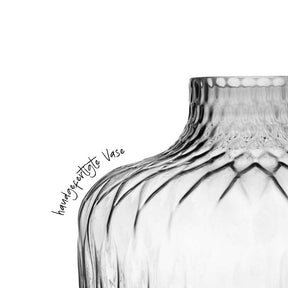 Vase GIULIA 38 cm grau