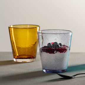 Trinkglas BURANO 330 ml warme Farben 4er-Set
