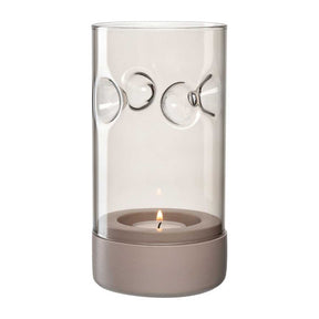 Tischlicht auf Sockel SOLE 19 cm taupe