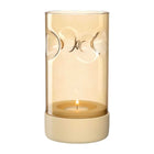 Tischlicht auf Sockel SOLE 19 cm gelb