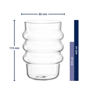 Trinkglas SOLE 440 ml 2er-Set