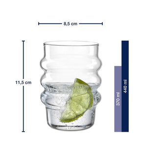 Trinkglas SOLE 440 ml 2er-Set