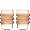 Trinkglas SOLE 350 ml apricot 2er-Set