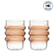 Trinkglas SOLE 440 ml apricot 2er-Set