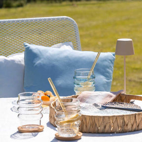 Trinkglas SOLE 440 ml blau 2er-Set