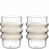 Trinkglas SOLE 350 ml taupe 2er-Set
