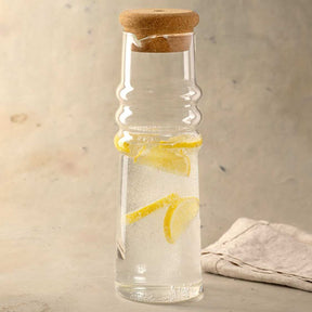 Karaffe SOLE 0,9 l mit Korkstopfen