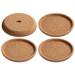 Korkuntersetzer GOCCE 9 cm 4er-Set