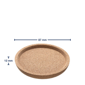 Korkuntersetzer GOCCE 9 cm 4er-Set
