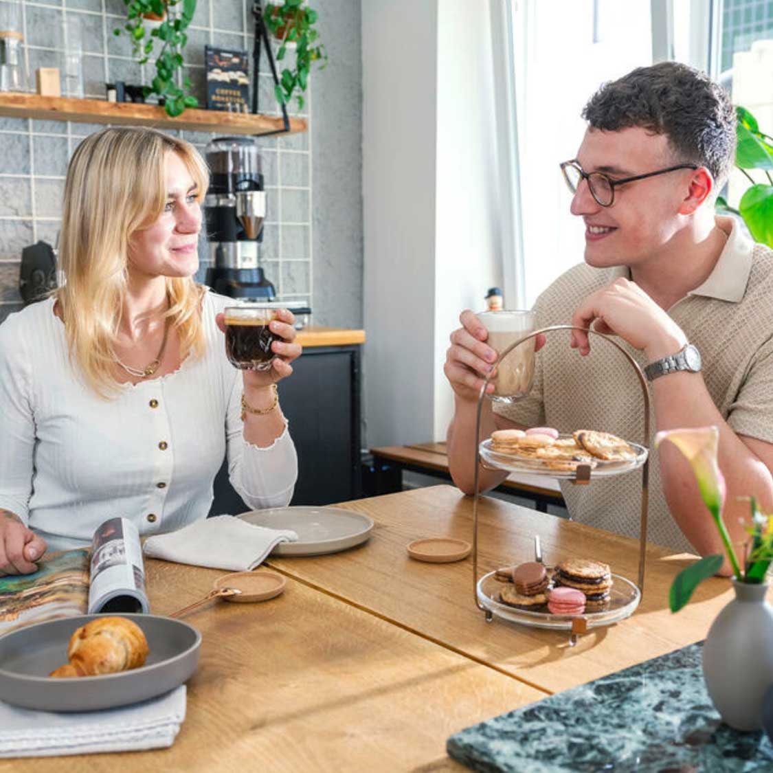 Korkuntersetzer GOCCE 9 cm 4er-Set