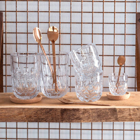 Korkuntersetzer GOCCE 9 cm 4er-Set