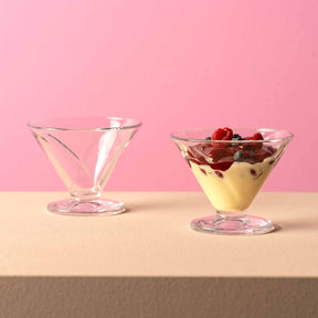 Eisschale aus Glas CONO 270 ml 4er-Set