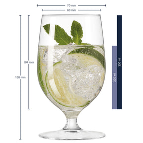 Wasserglas CIAO+ 300 ml 6er-Set