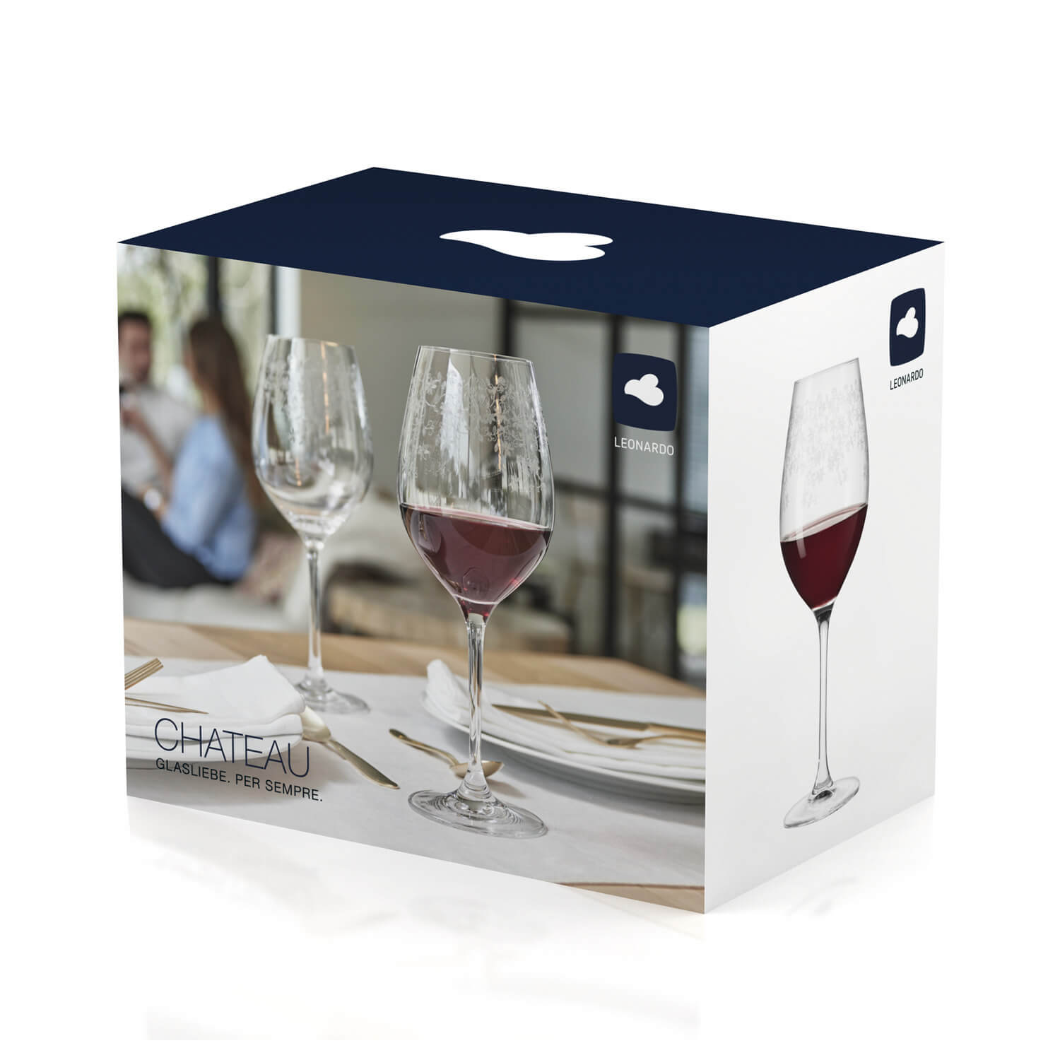 Rotweinglas CHATEAU 510 ml 6er-Set – LEONARDO