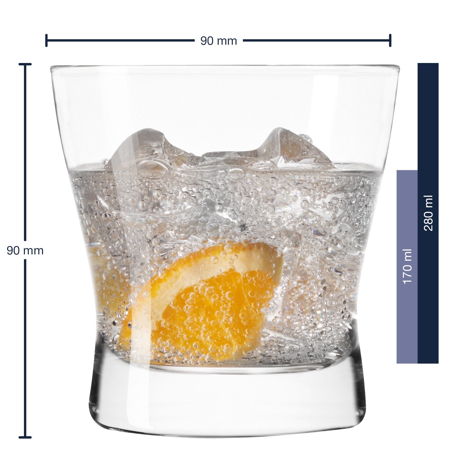 Trinkglas TAZIO 280 ml 6er-Set