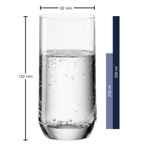 Trinkglas DAILY 6er-Set 330 ml