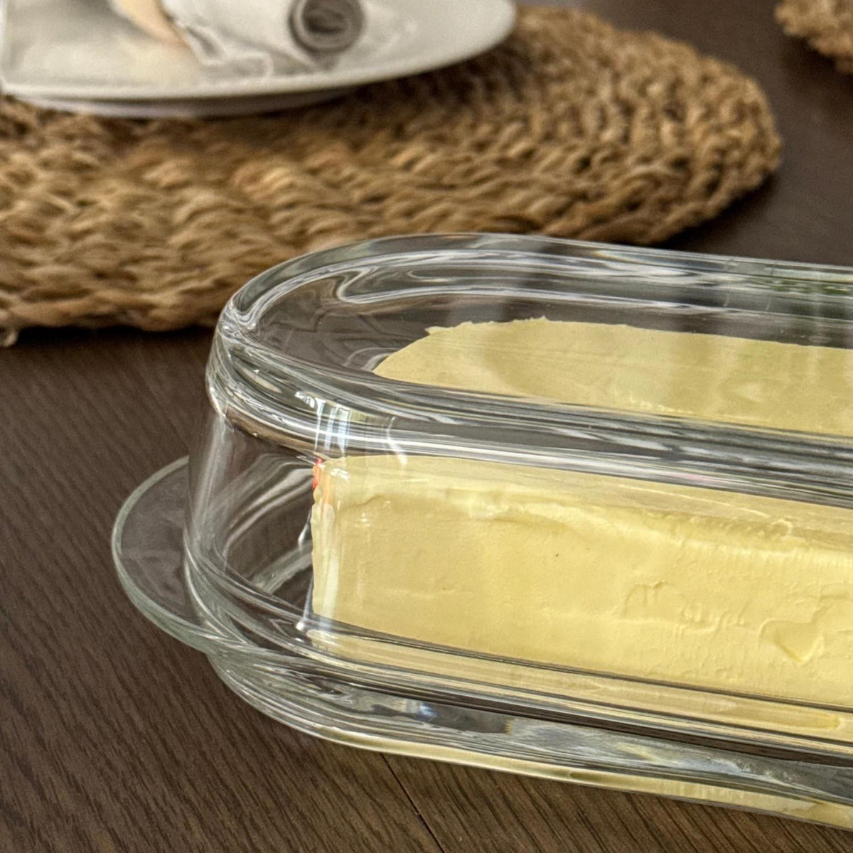 Butterdose CIAO aus Glas