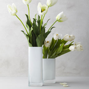 Vase LUCCA 20 cm weiß
