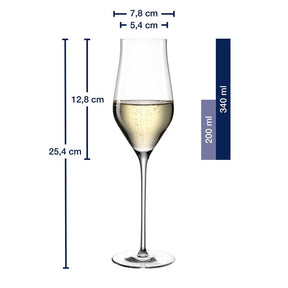 Champagnerglas BRUNELLI 340 ml 6er-Set