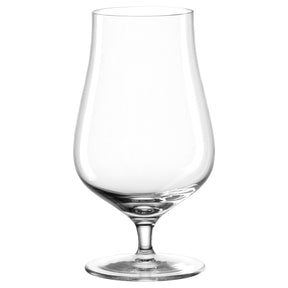 Whiskyglas auf Fuß BRUNELLI aus klarem Glas, Frontansicht