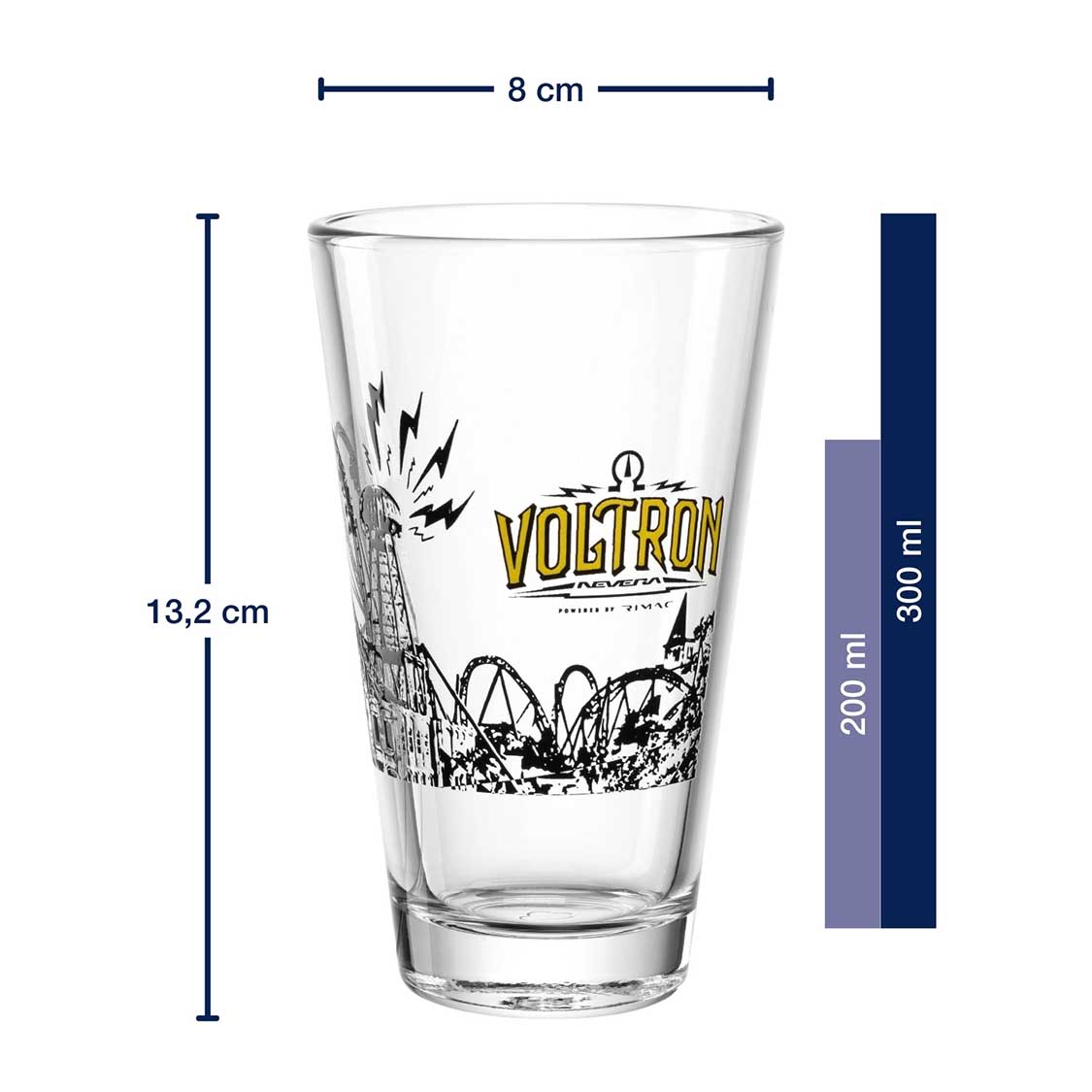 Trinkglas Europa-Park Voltron 300 ml