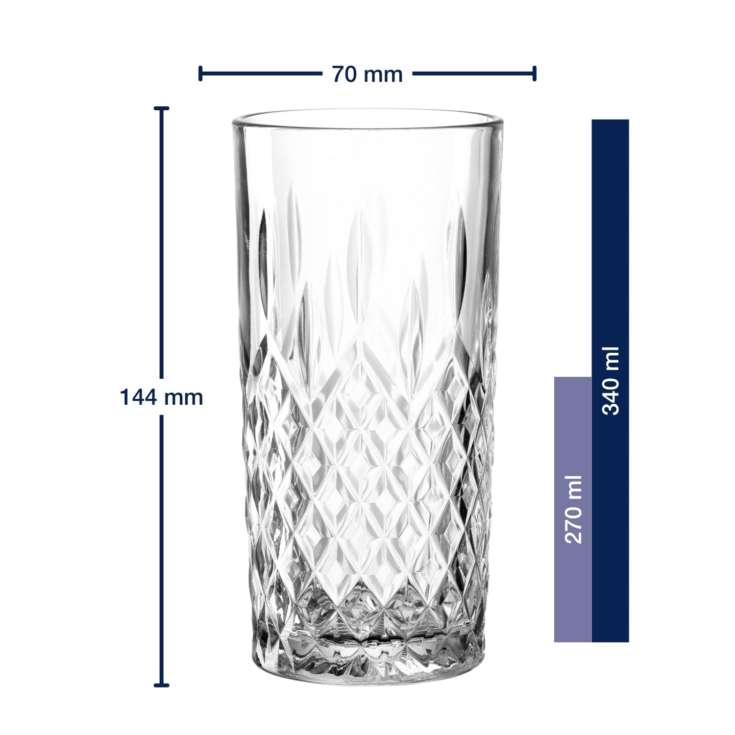 Trinkglas LIMITED EDITION 340 ml 6er-Set