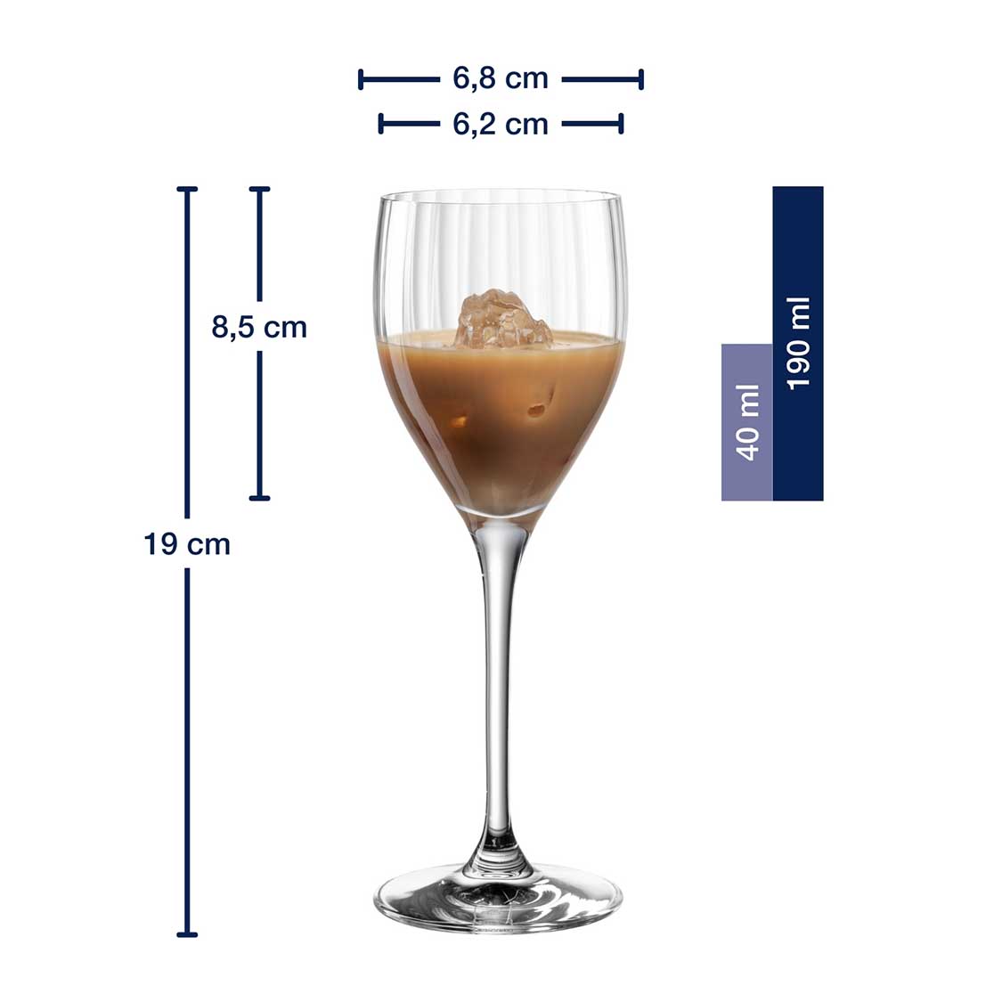 Likörglas POESIA 190 ml 6er-Set