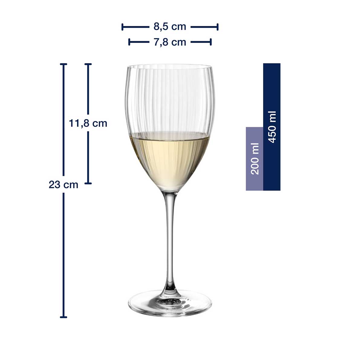 Weißweinglas POESIA 450 ml 6er-Set