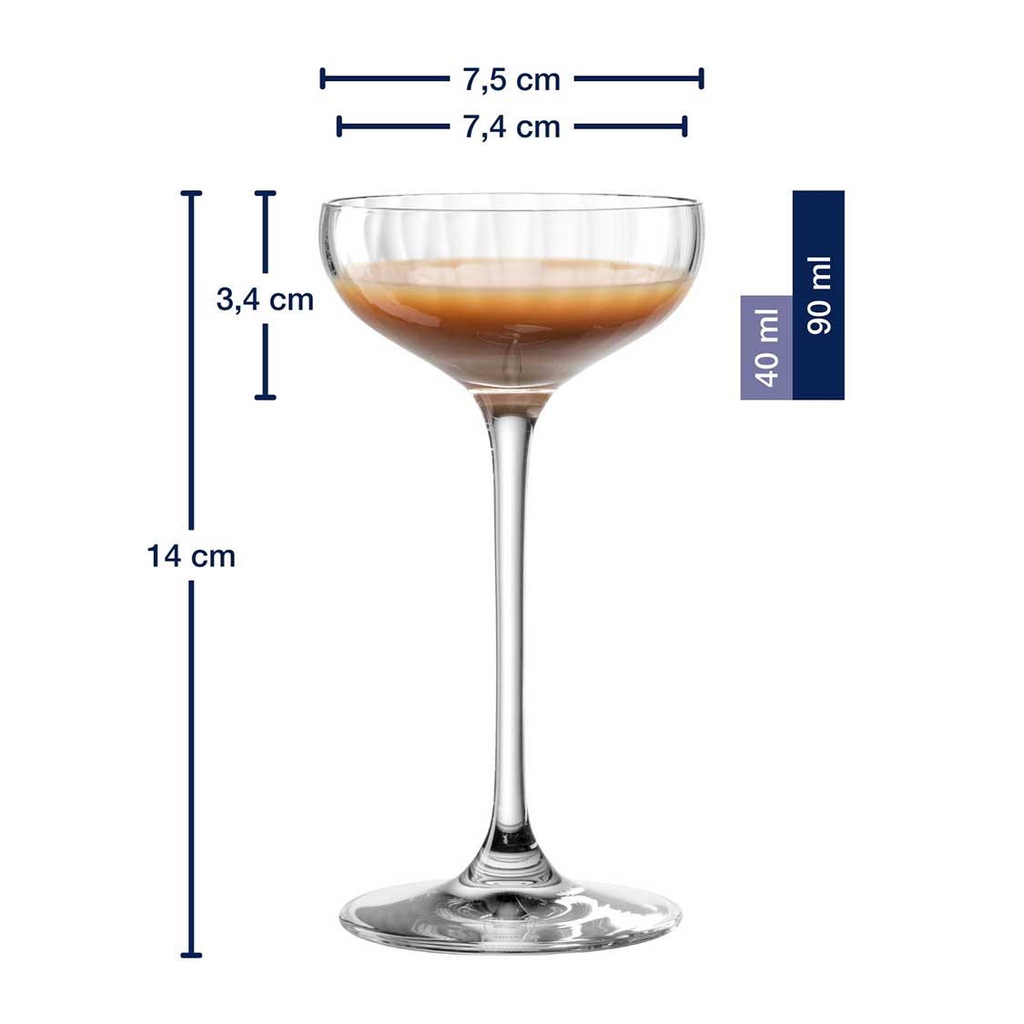 Likörschale POESIA 90 ml 6er-Set