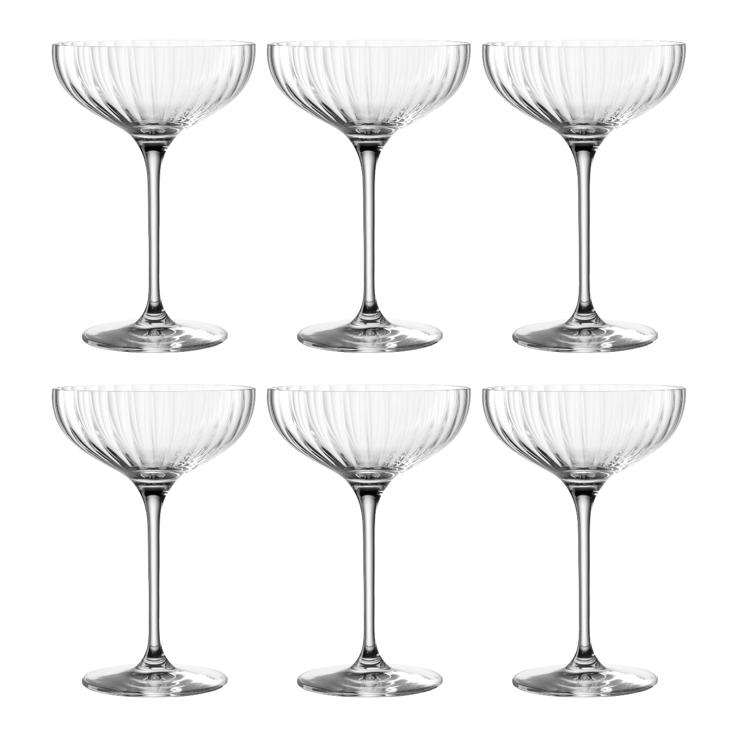 Leonardo Champagnerschale POESIA 260 ml 6er-Set