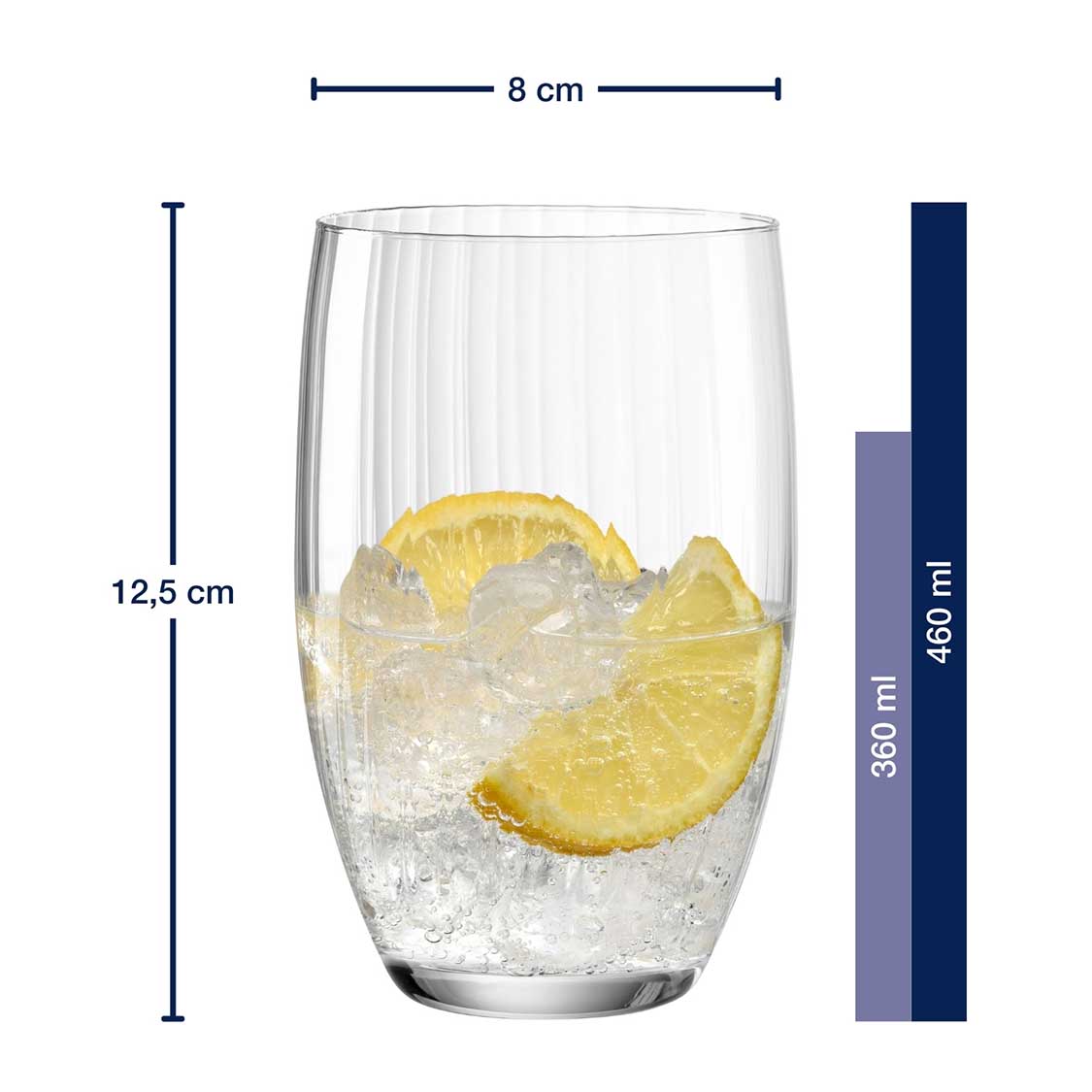 Trinkglas POESIA 460 ml 6er-Set