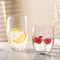Leonardo Home Poesia Lot De 6 Verres 460 Ml - Design Relief Interne - Passe Lave-vaisselle
