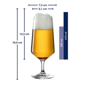 Bierglas PUCCINI 410 ml 6er-Set