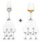 PUCCINI Sektglas 280 ml & Weißweinglas 560 ml 12er-Set